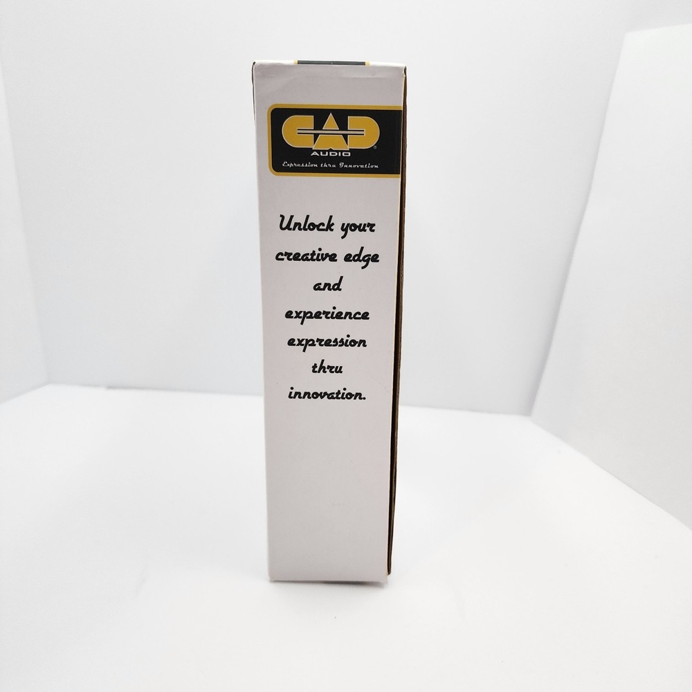 CAD U37 USB Condenser Microphone Champagne Studio Recording Mic w/ Stand - Picture 6 of 7